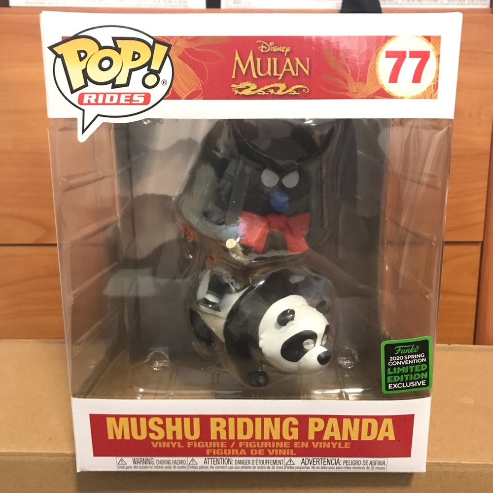 Pop Mushu Riding Panda 77 Mulan Spring Exclusive